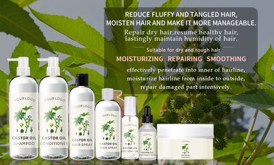 Castor Oil Herbal Shampoo Remove Dandrufffor 